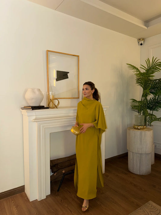 CHARTREUSE KENDALL SET WITH SLEEVES | Sak Atelier