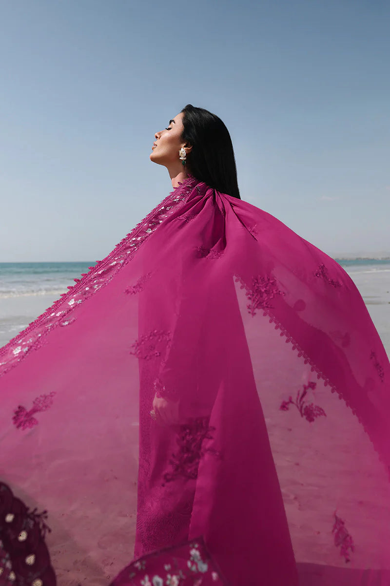 SA-01 ZARA | Qalamkar - Sahil Luxury Lawn’26