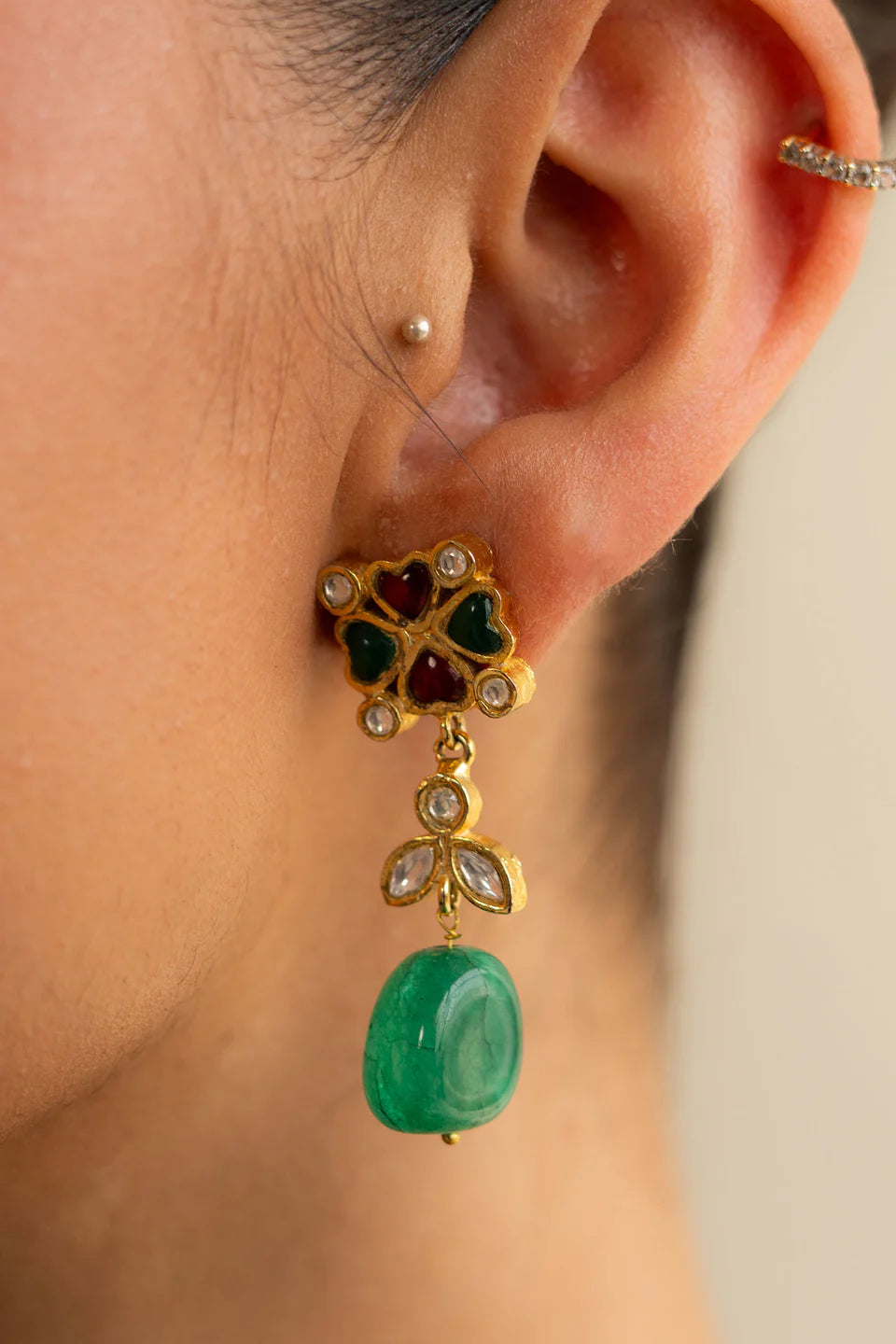 HANSLIYA EARNINGS | ZARA SHAHJAHAN  | JEWELLERY