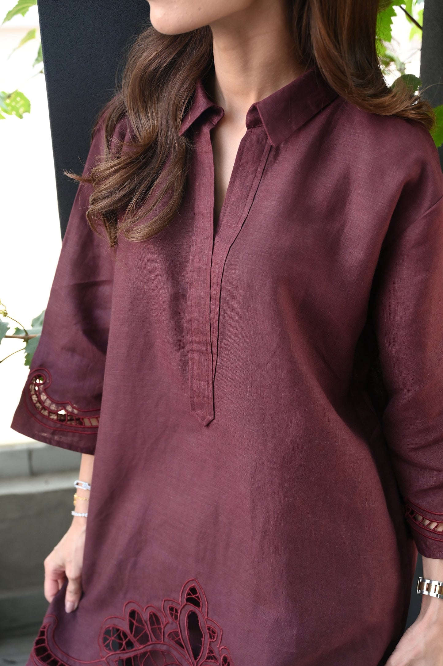 BURGUNDY AMAANI SET | WINTER EDIT | La Pret