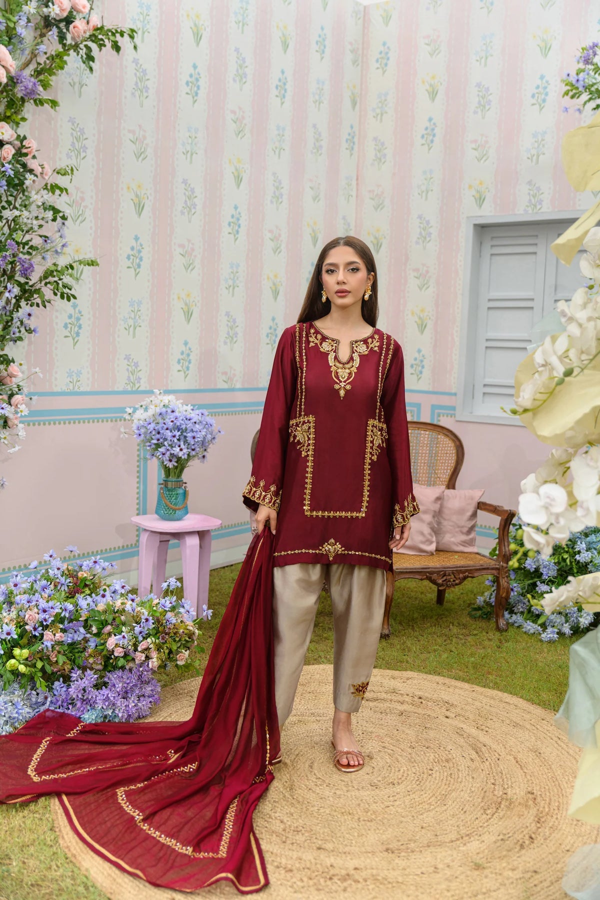 Cinnamon | Zarayna-Festive Formals '25 | Flairs Studio