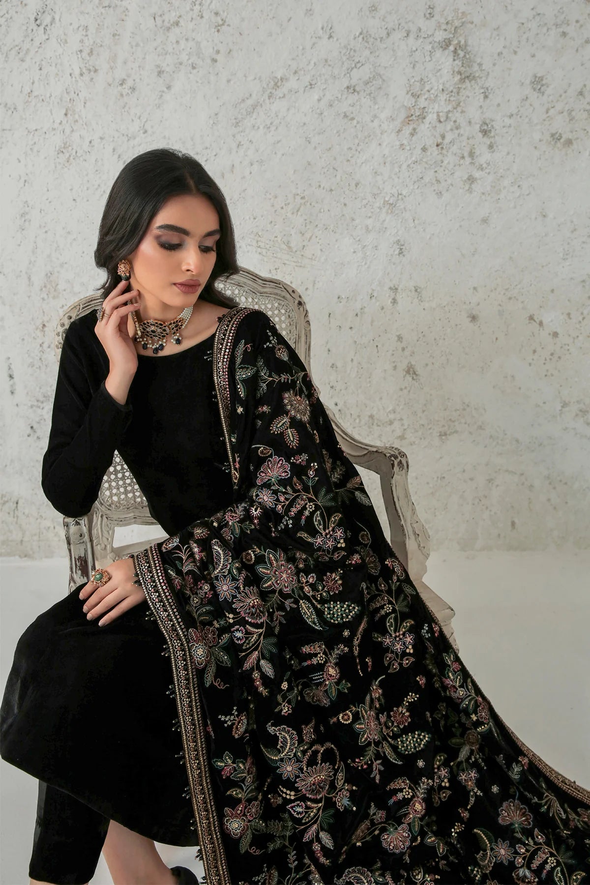 SOLID VELVET SUIT PR-701 | Baroque