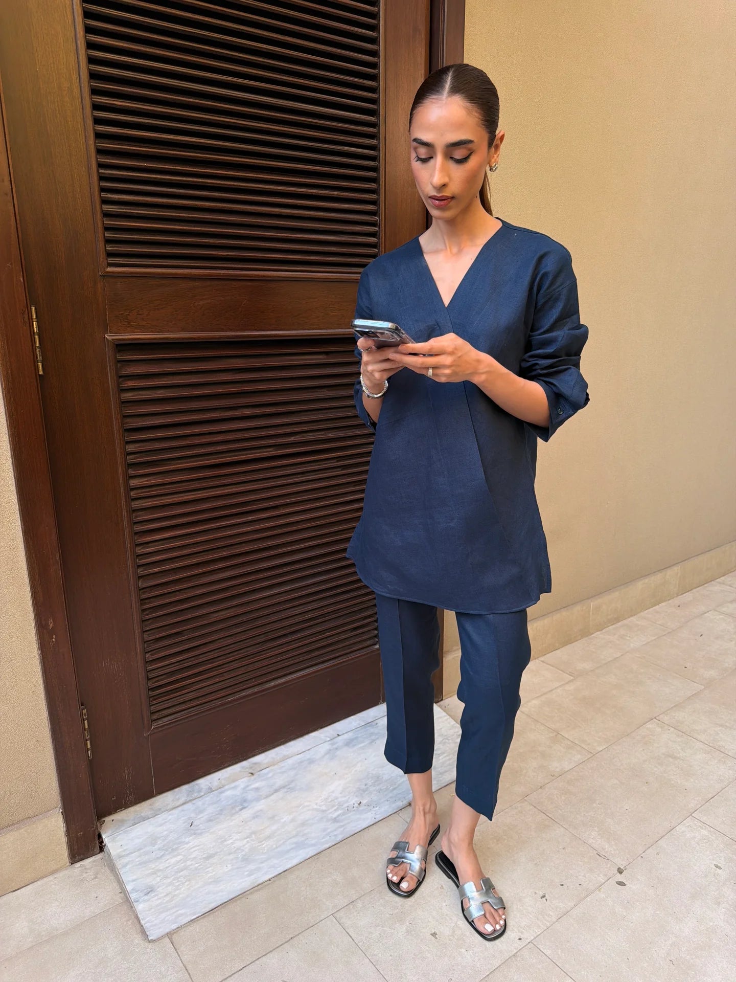 Navy Marco Set | Sak Atelier