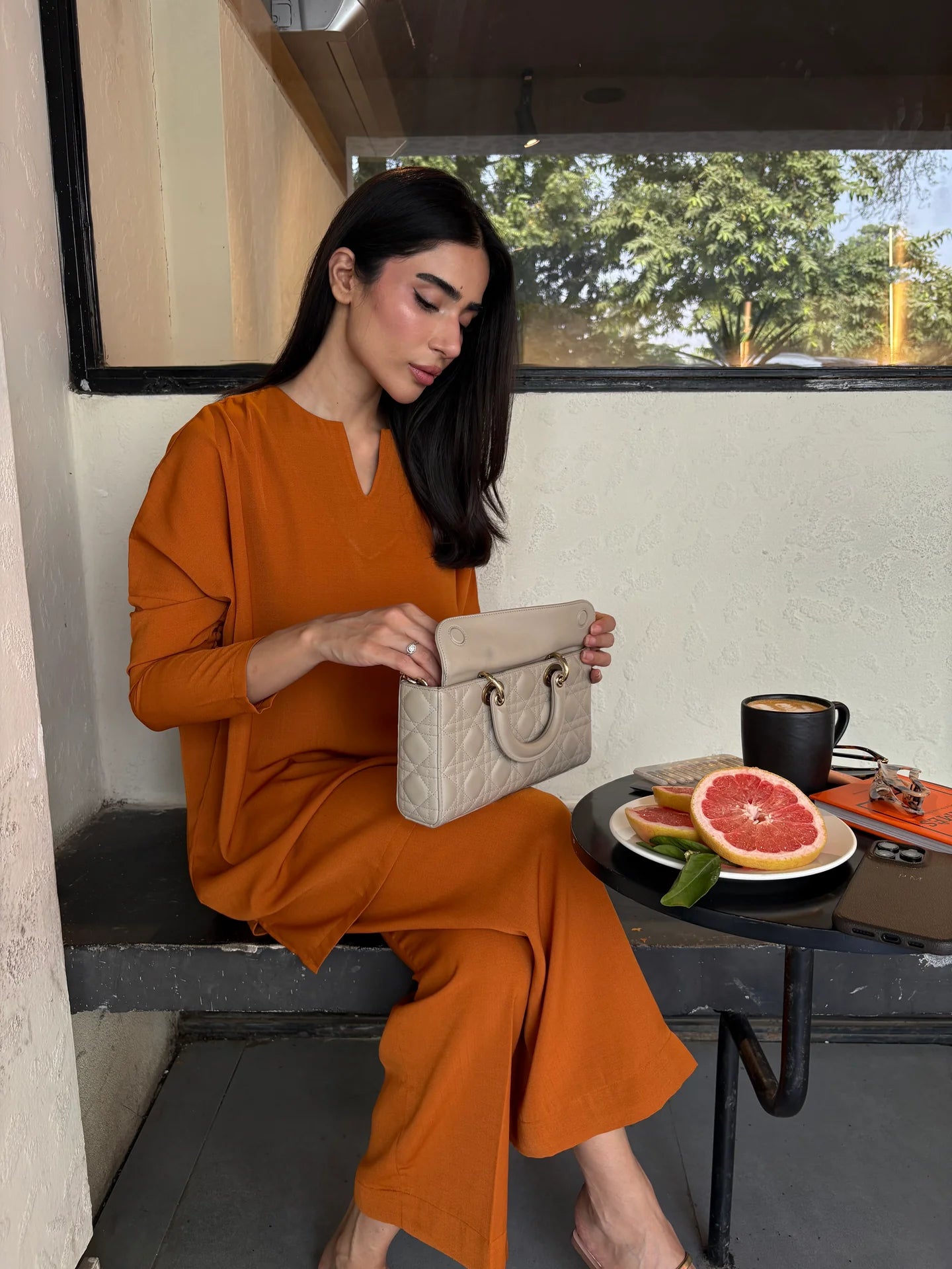 Burnt Orange Gabby Set | SAK ATELIER