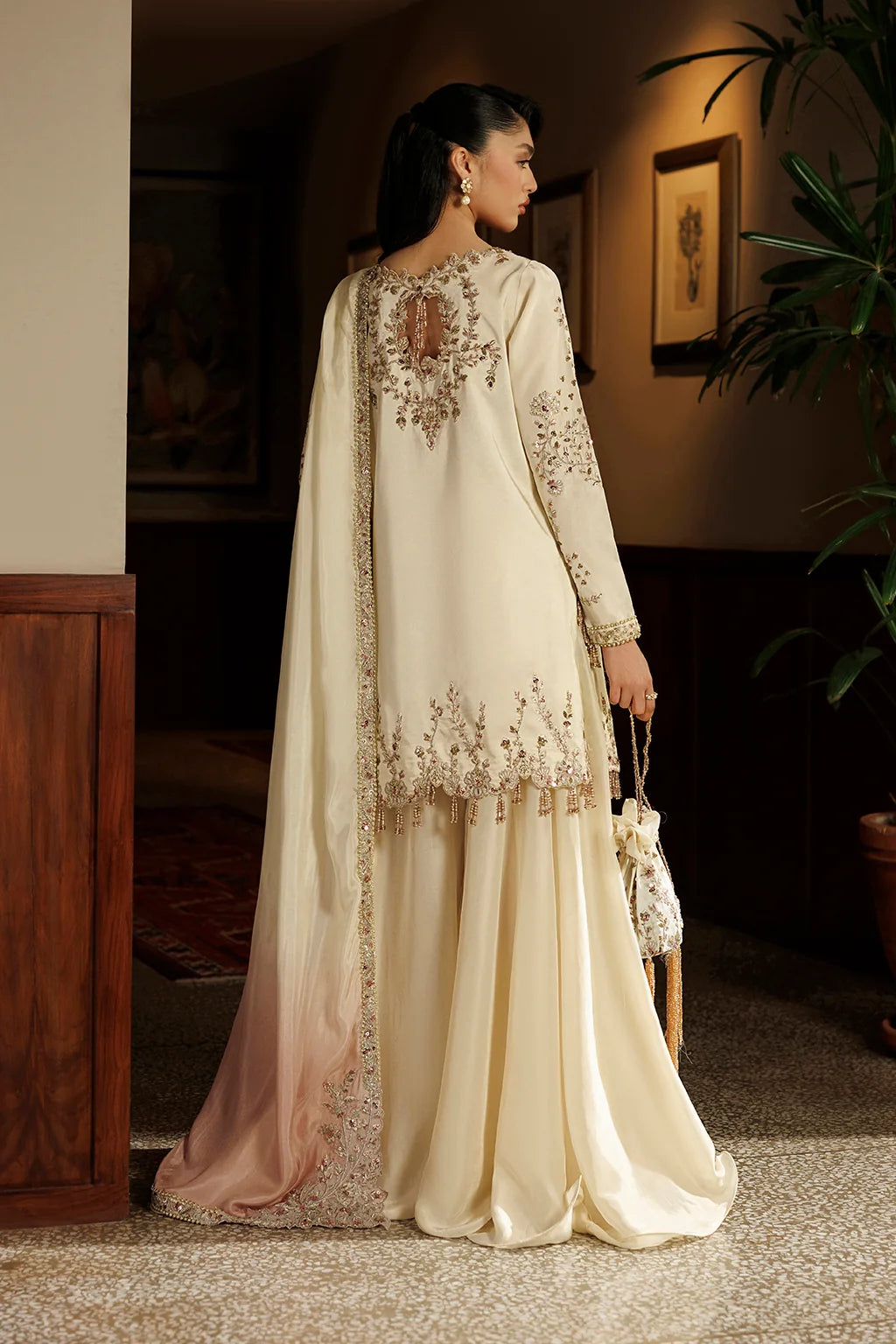UE-720 Embroidered Ramen Silk | Festive Formals ‘26 | Iznik