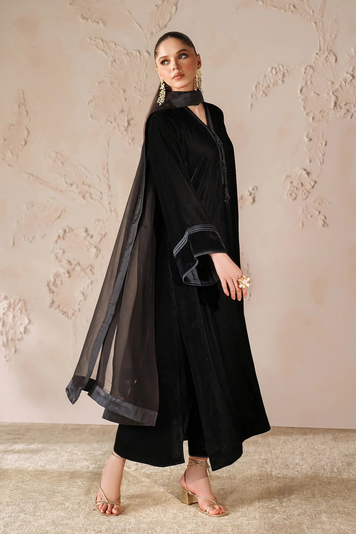 SOLID VELVET SUIT EN-1212 | Baroque
