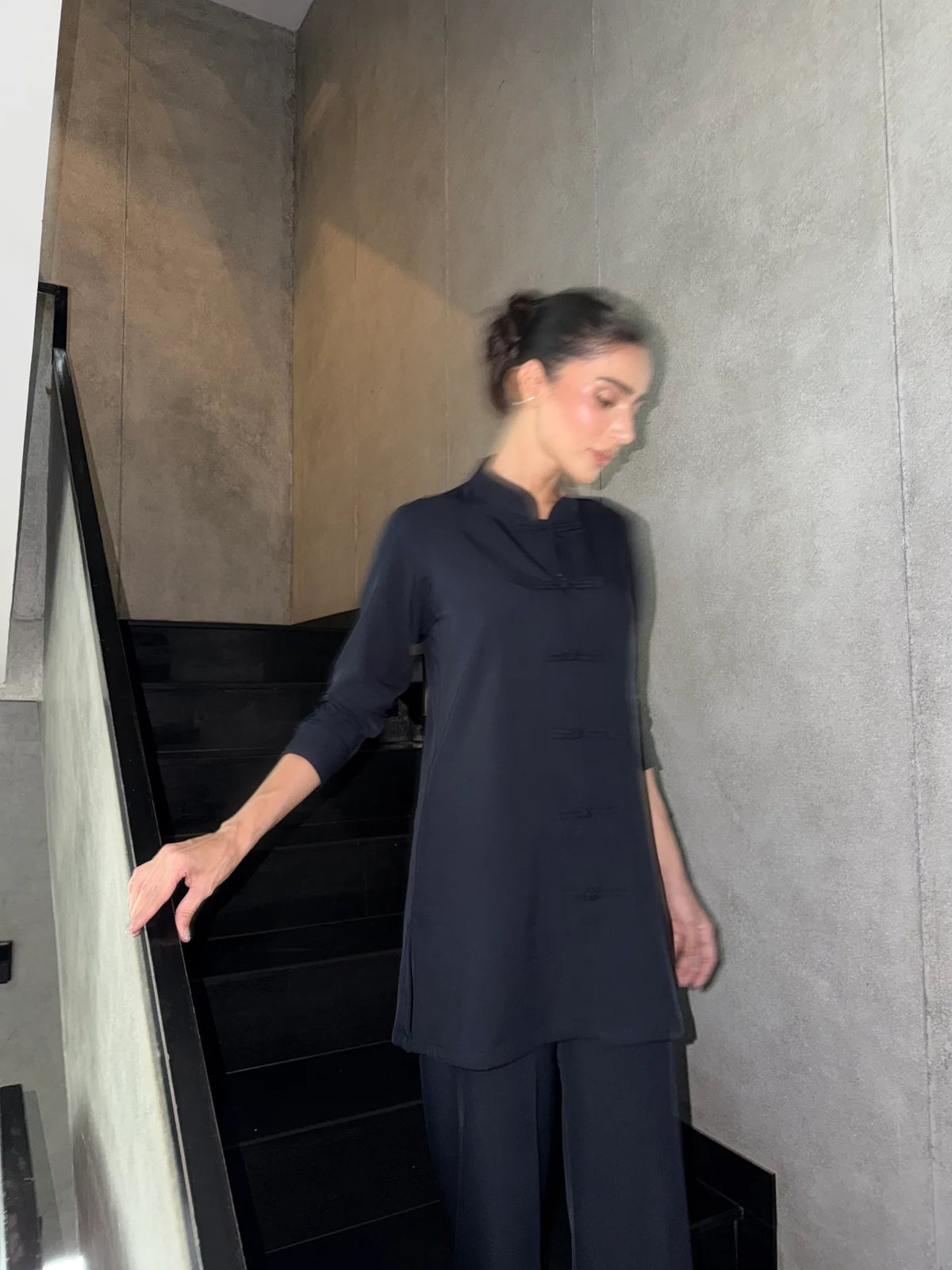 NAVY MANDARIN SET |NEW IN | SAK ATELIER