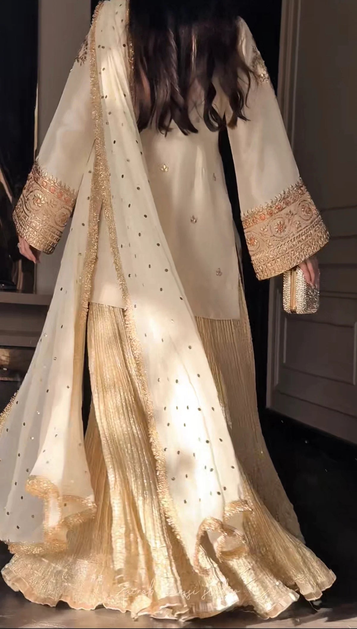 The Gotta Set- Crushed Ivory | Zainab Shamsi Studio