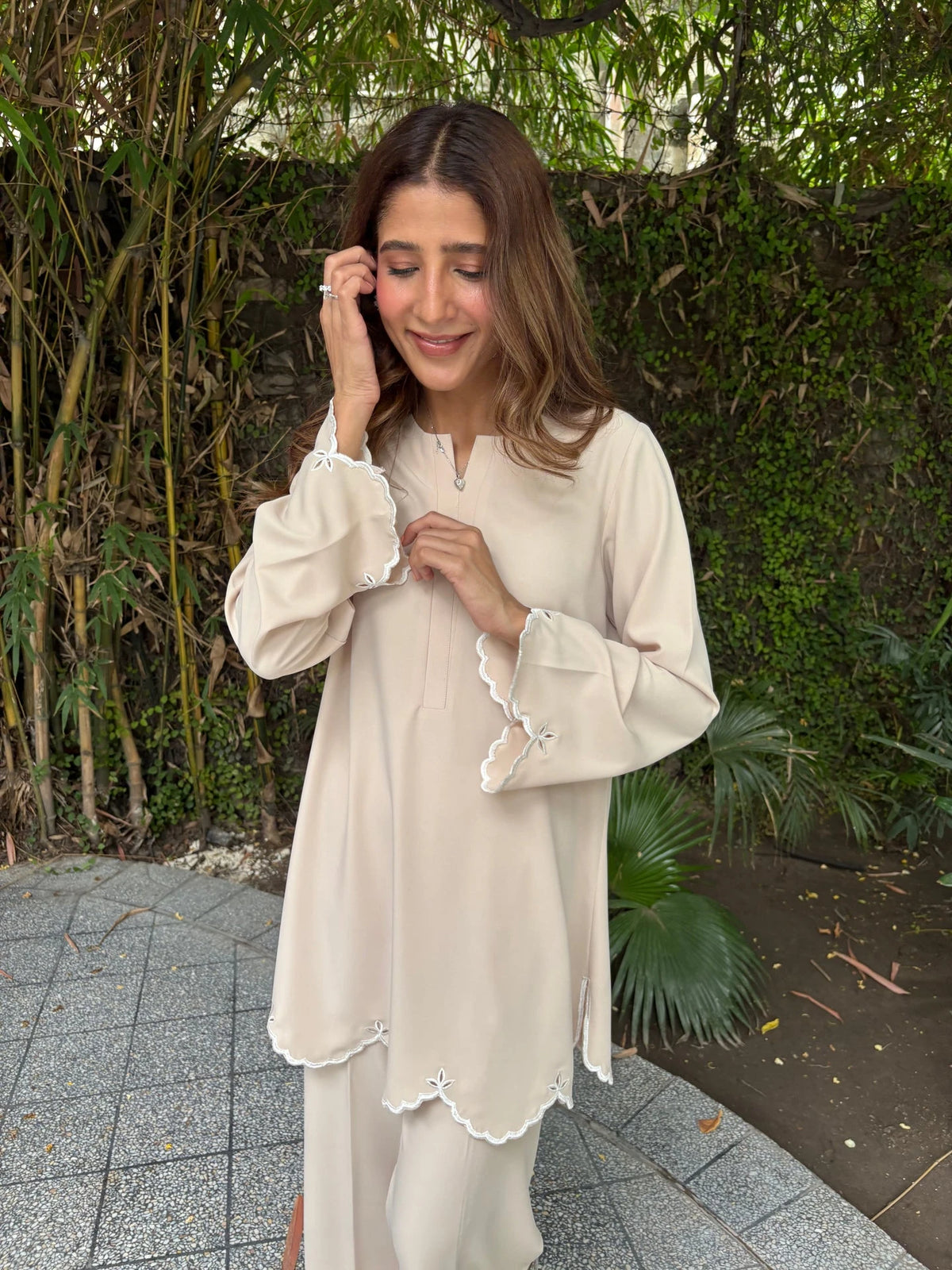 Beige Dahlia Set | Sak Atelier