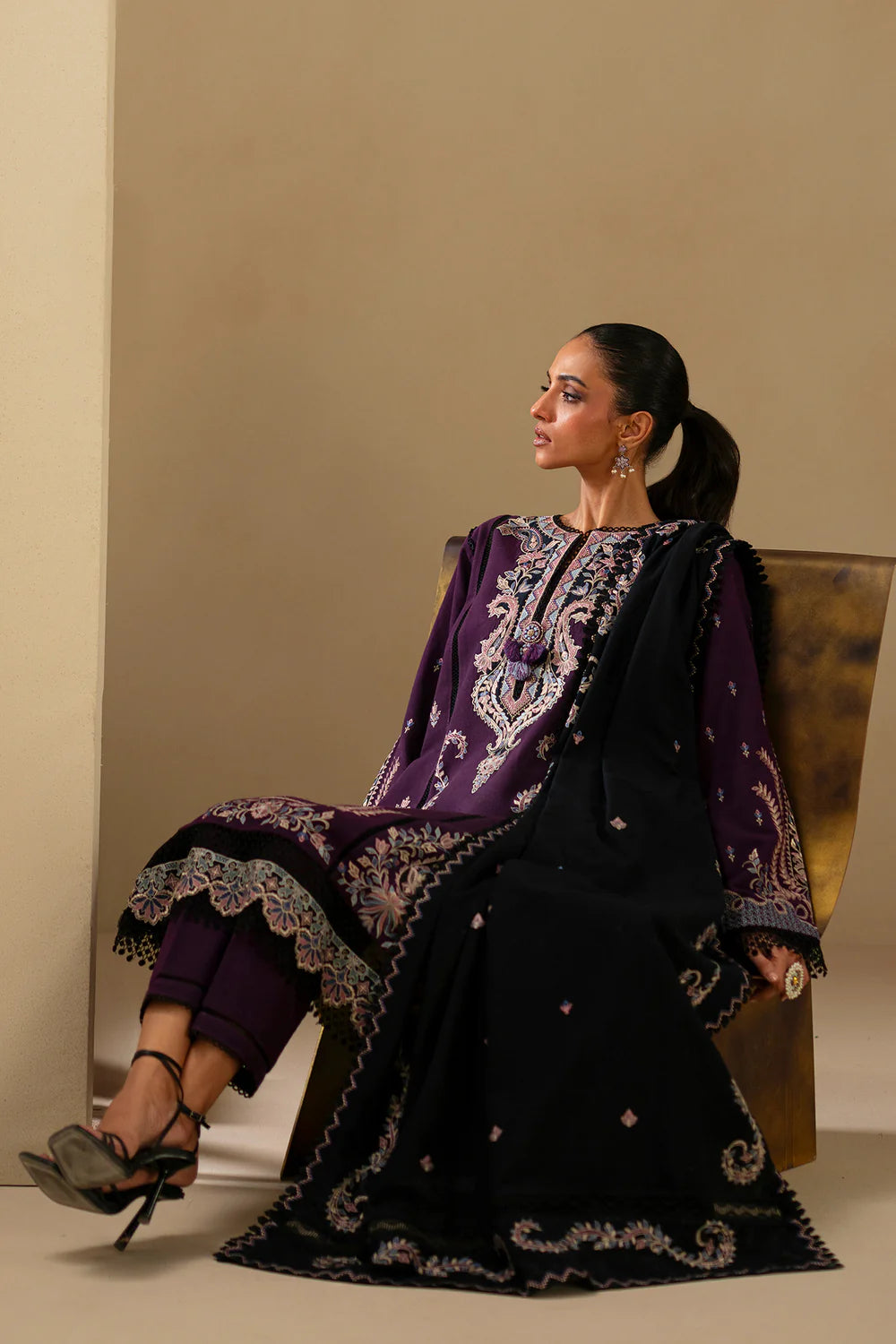 PLUM | E0783/203/517 | Unstitched Winter '25 | Ethnc