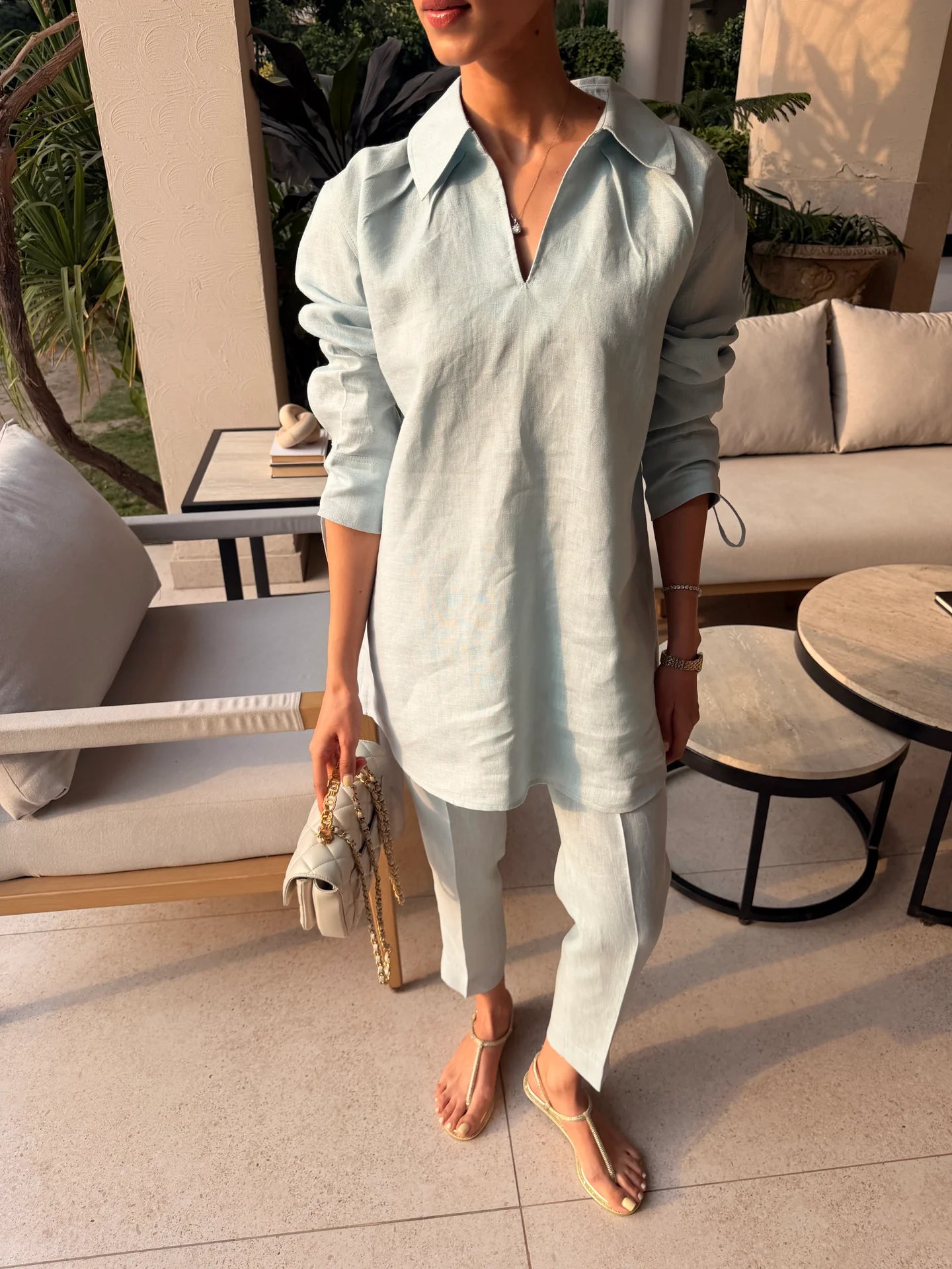 Blue Bow Set | Sak Atelier