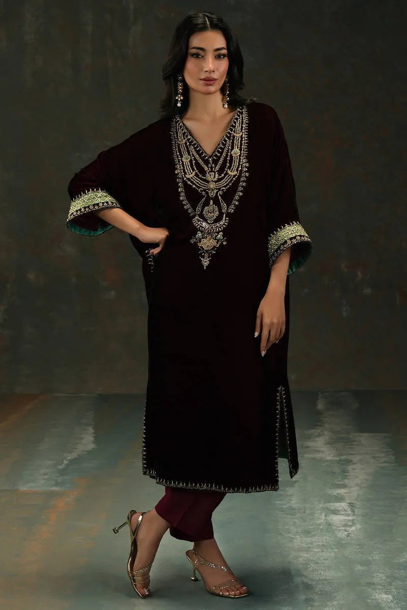 Rani Phiran Shirt And Pants | VELVET ECLIPSE '25 | FARIDA HASAN