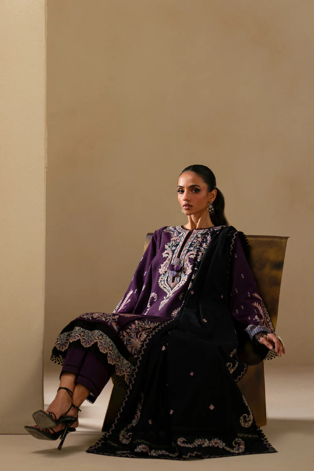 PLUM | E0783/203/517 | Unstitched Winter '25 | Ethnc