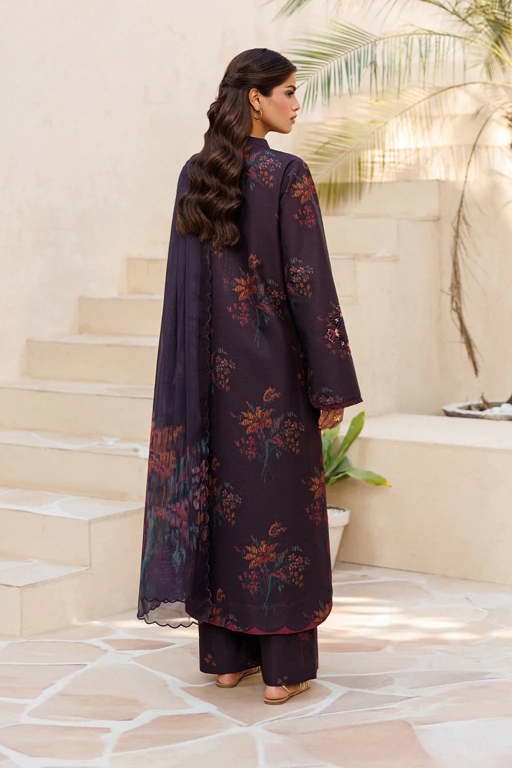 UE-664 Printed Lawn | Iznik