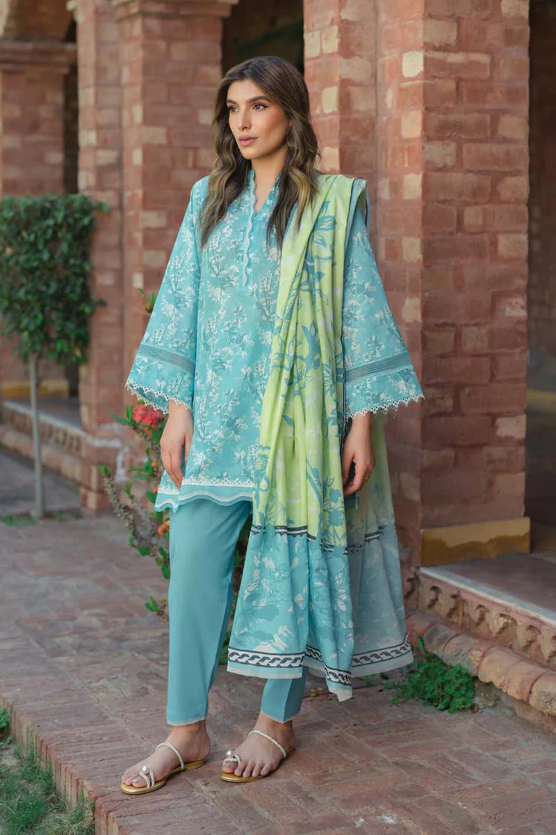 Sahar Unstitched Lawn | S24-EL-V2-09