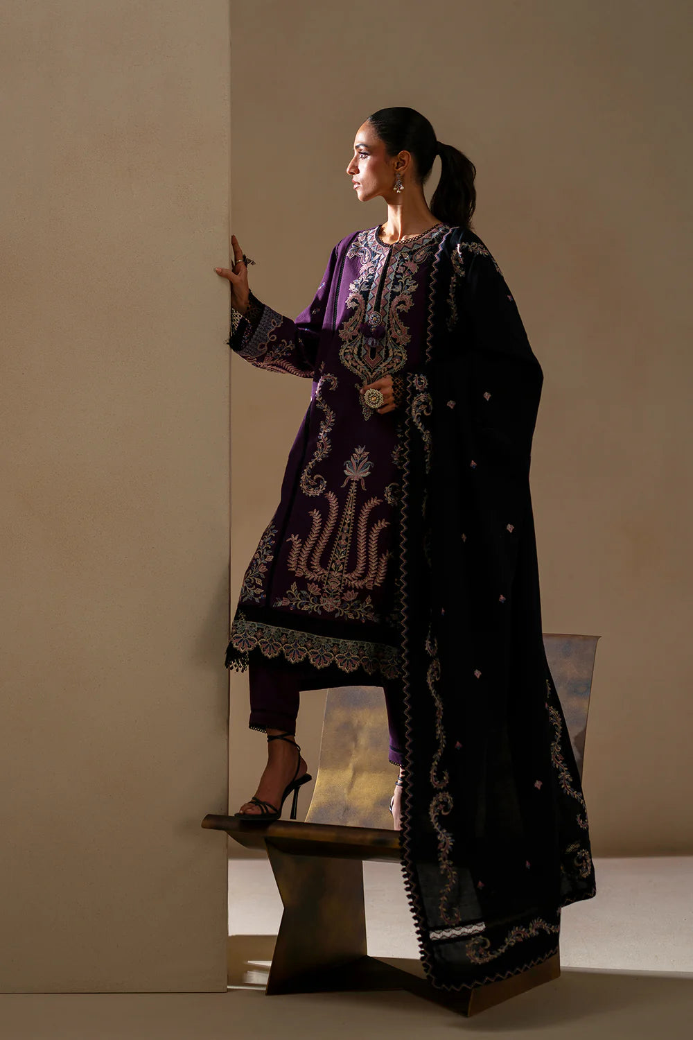 PLUM | E0783/203/517 | Unstitched Winter '25 | Ethnc