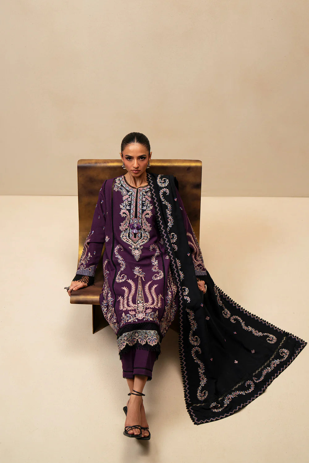 PLUM | E0783/203/517 | Unstitched Winter '25 | Ethnc