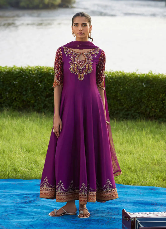 Pehil Purple And Dupatta Kalidaar | Mayna Festive Luxe Pret '25 | FARAH TALIB AZIZ