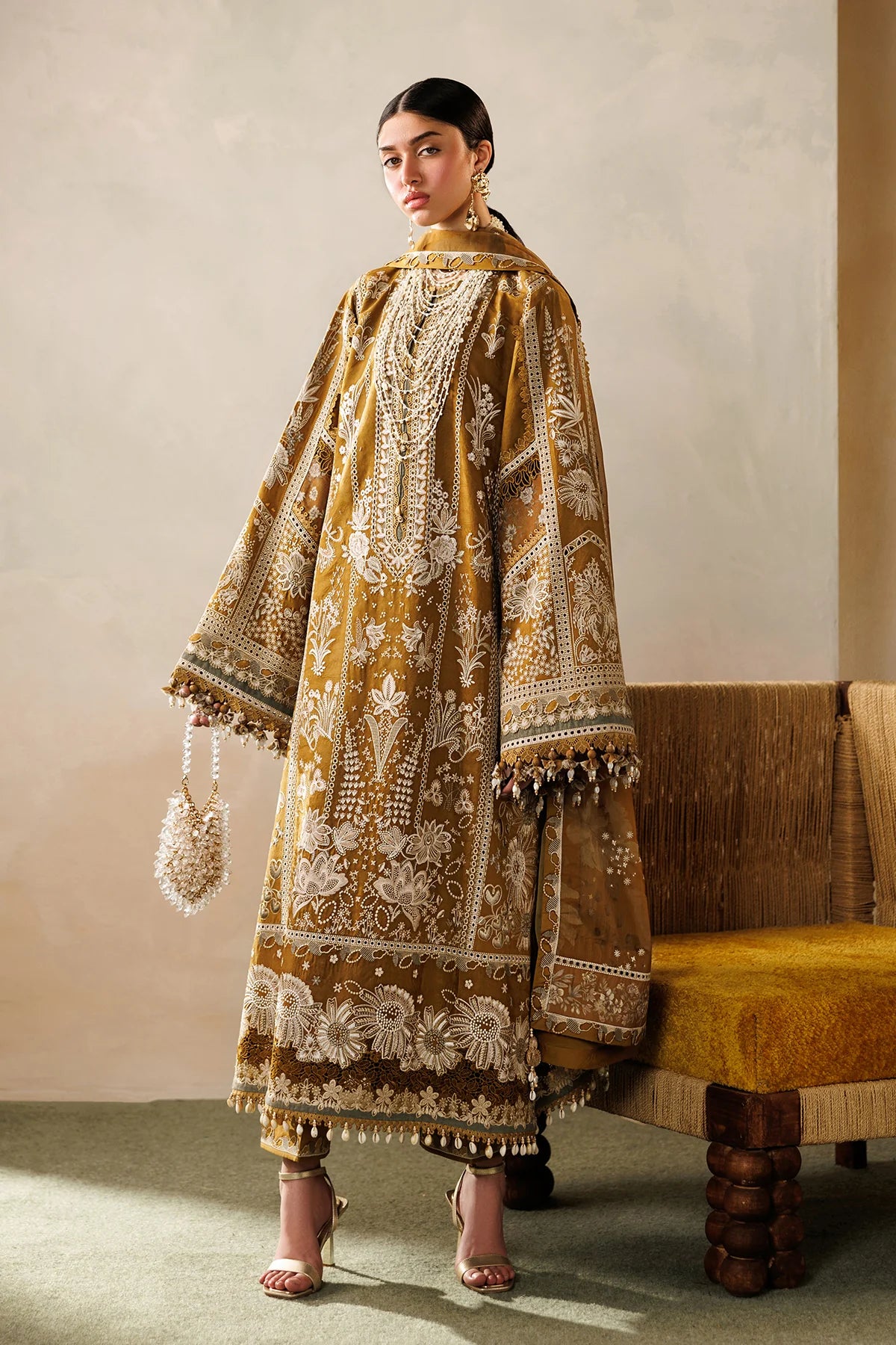 ELU26D07 | UNSTITCHED EID LAWN | Baroque