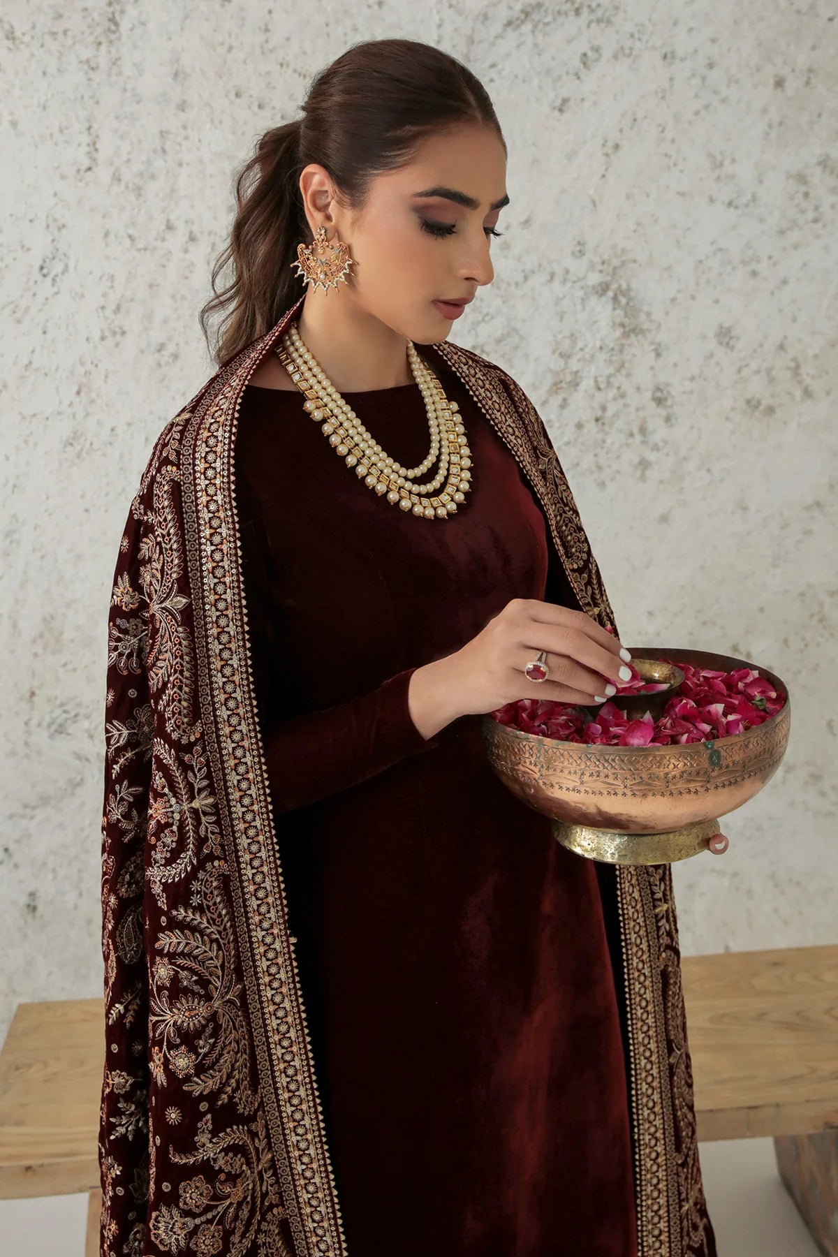SOLID VELVET SUIT PR-704 | Baroque