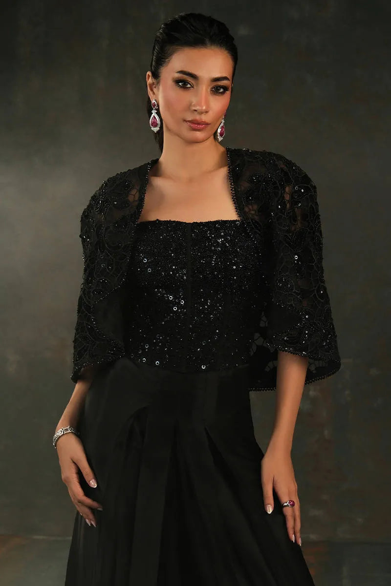 Obsidian Jacket, Bustier And Skirt Pant | VELVET ECLIPSE '25 | FARIDA HASAN