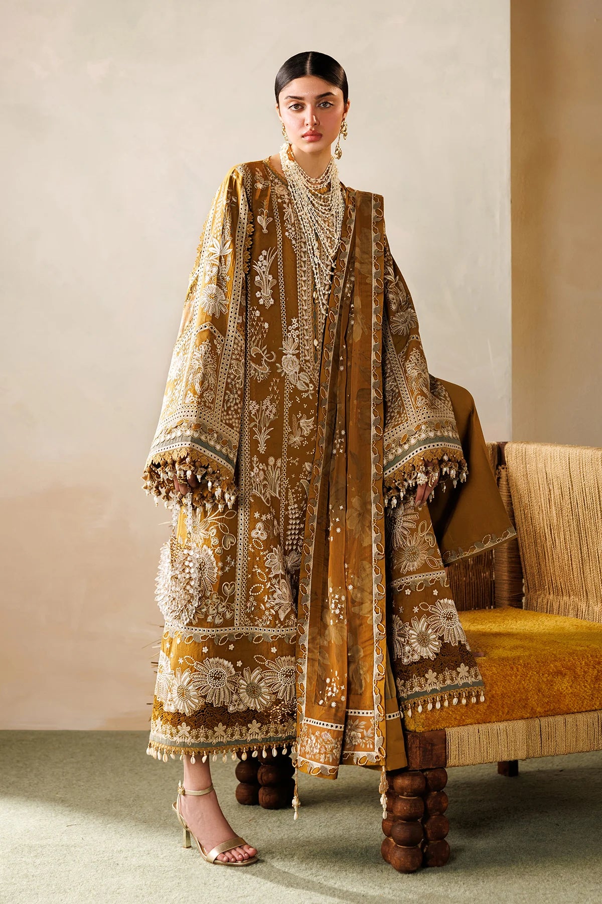 ELU26D07 | UNSTITCHED EID LAWN | Baroque