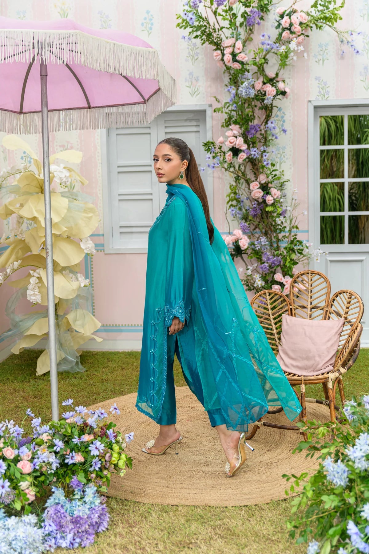 AquaFrost | Zarayna-Festive Formals '25 | Flairs Studio