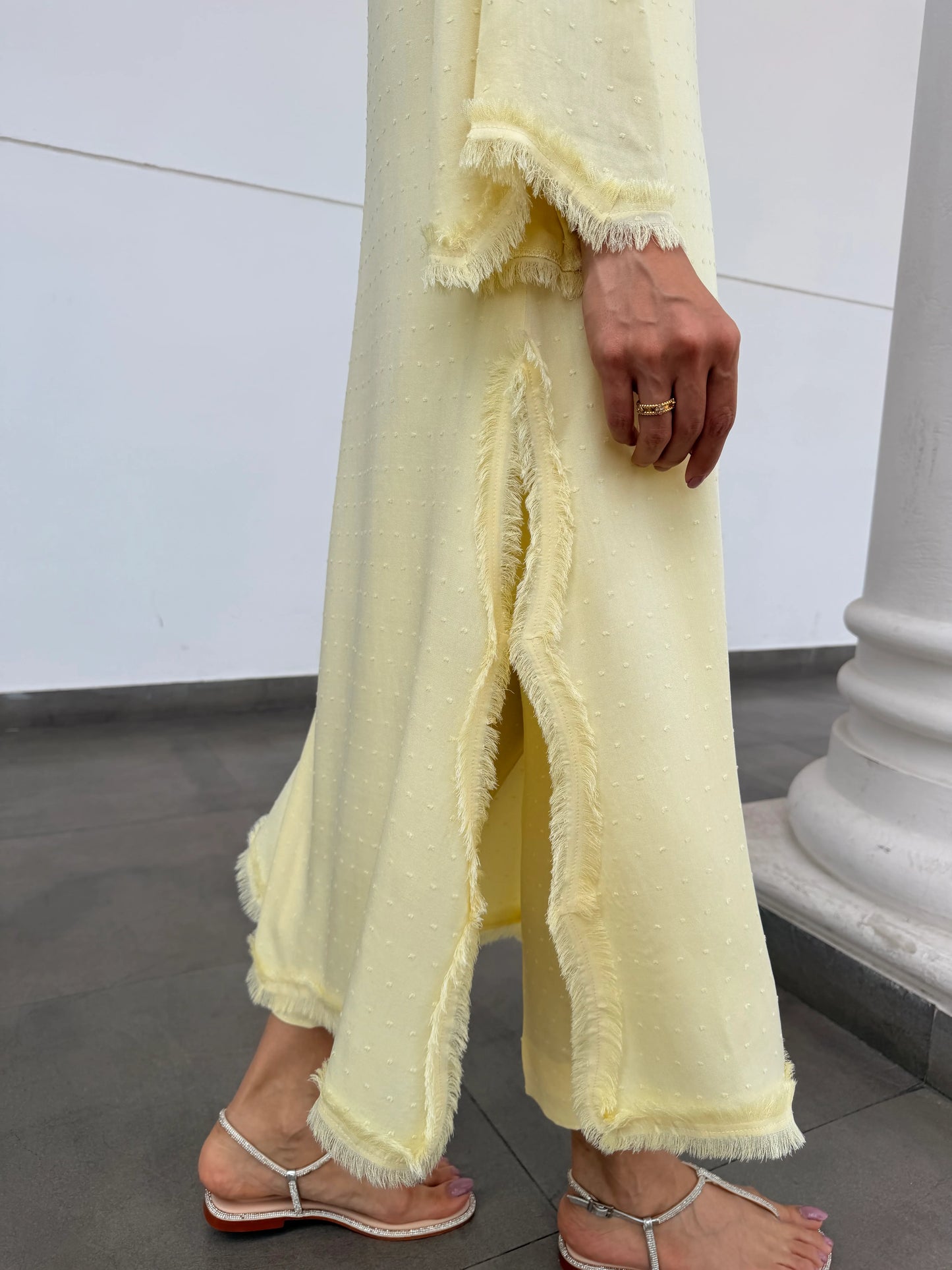 LEMON SWISS VOILE SABLE SET  | Sak Atelier