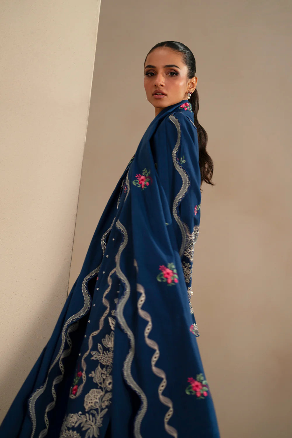 INDIGO BLUE | E0785/203/622 | Unstitched Winter '25 | Ethnc