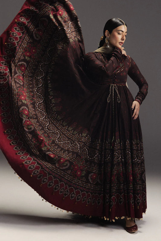 ZARMEEN-D7 | Zara Shahjahan Unstitched Anarkali’26