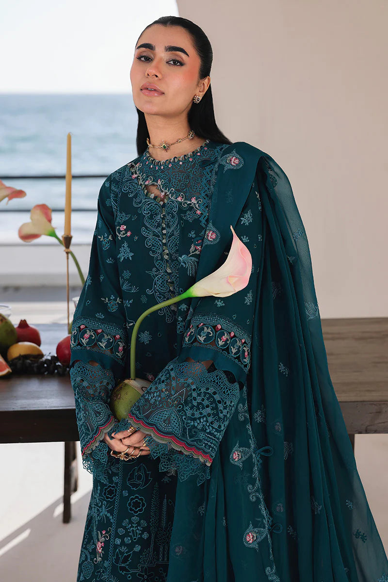 SA-04 ELIF | Qalamkar - Sahil Luxury Lawn’26