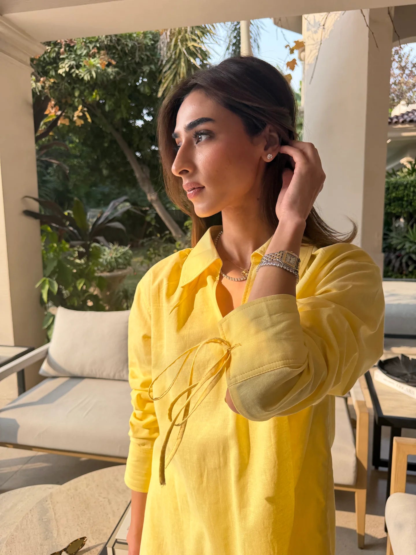 Yellow Bow Set | Sak Atelier