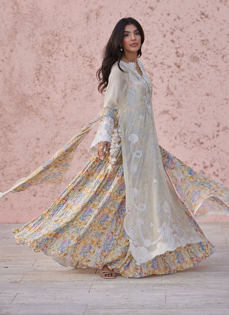 Josie Shirt, Inner and Dupatta Set| Tara Luxe Eid '26 | FARAH TALIB AZIZ