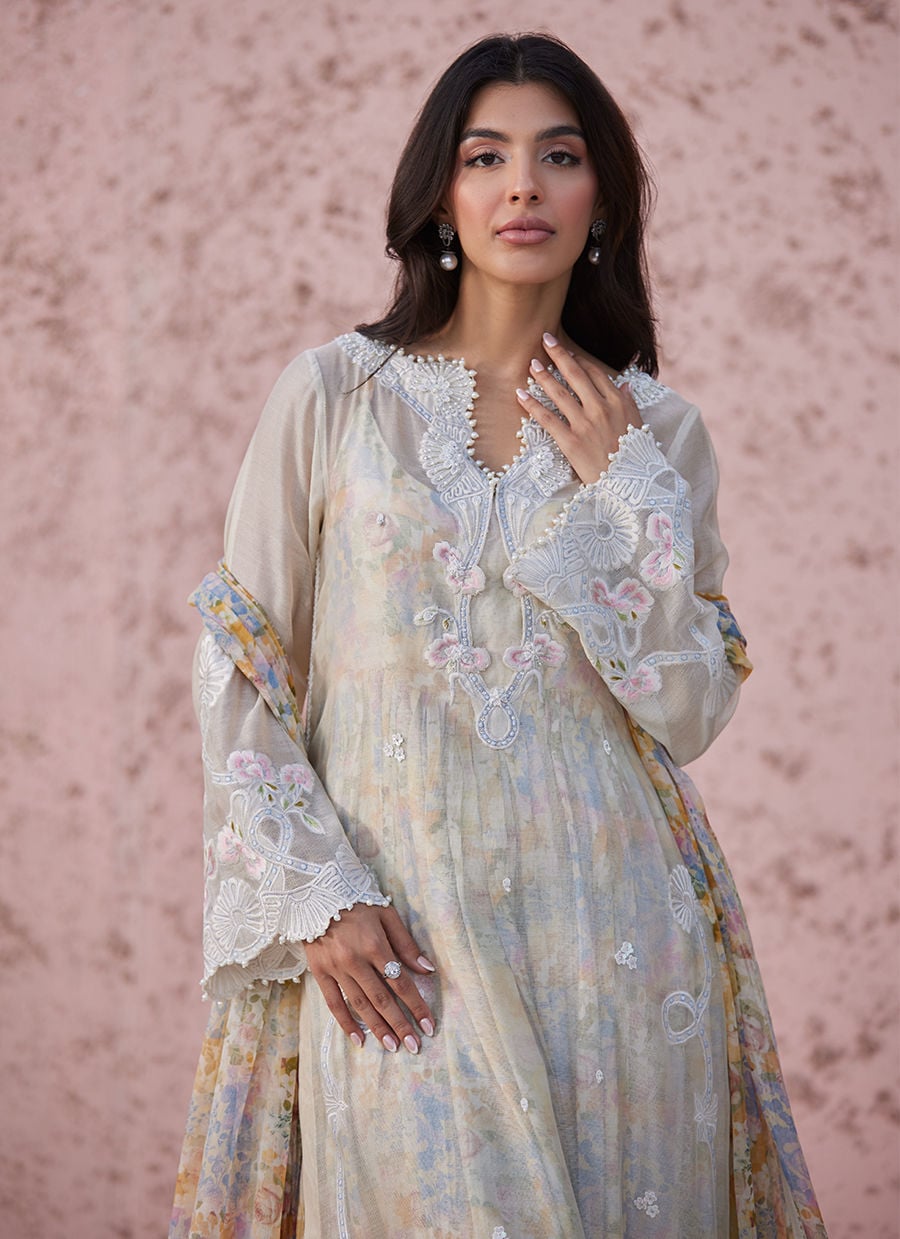 Josie Shirt, Inner and Dupatta Set| Tara Luxe Eid '26 | FARAH TALIB AZIZ