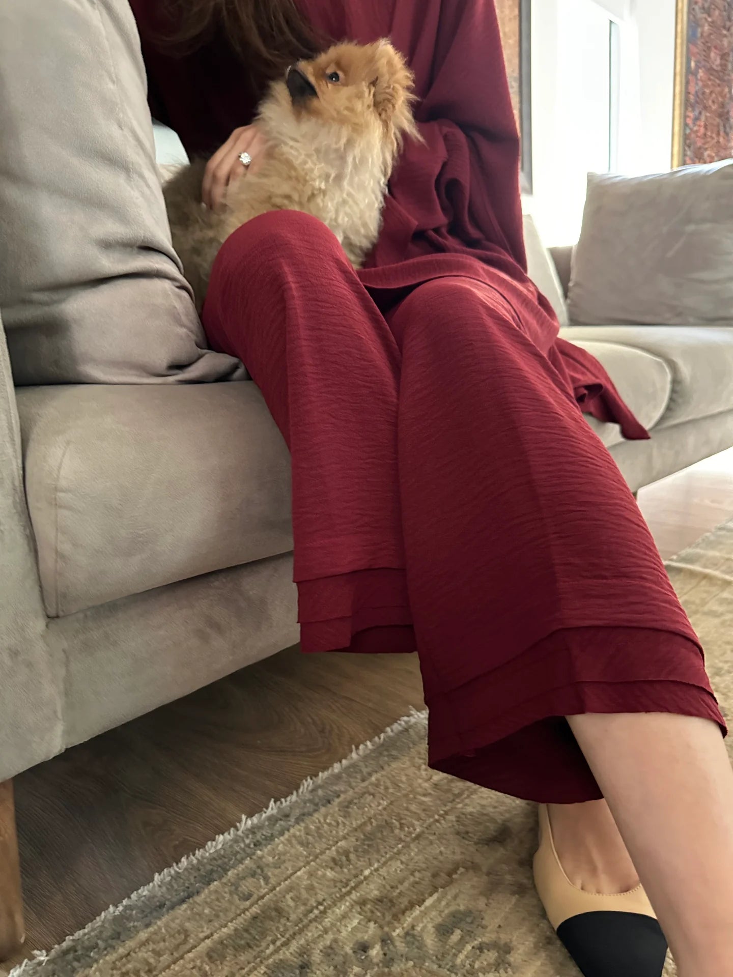 BURGUNDY BIZU SET | Sak Atelier