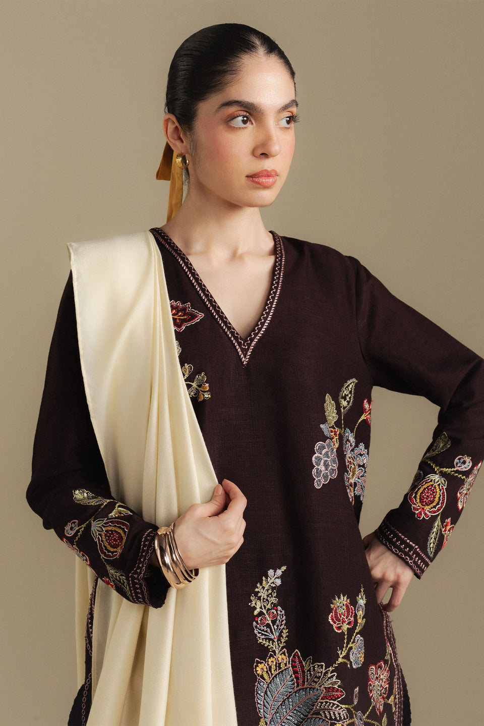 BERRY-3A | Coco Winter Unstitched’25 | Zara Shahjahan