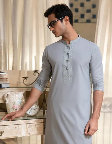 JADE BLENDED FORMAL KAMEEZ SHALWAR | JUNAID JAMSHED MENSWEAR