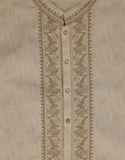 DULL GOLD FORMAL KURTA | FESTIVE '26 | JUNAID JAMSHED MENSWEAR