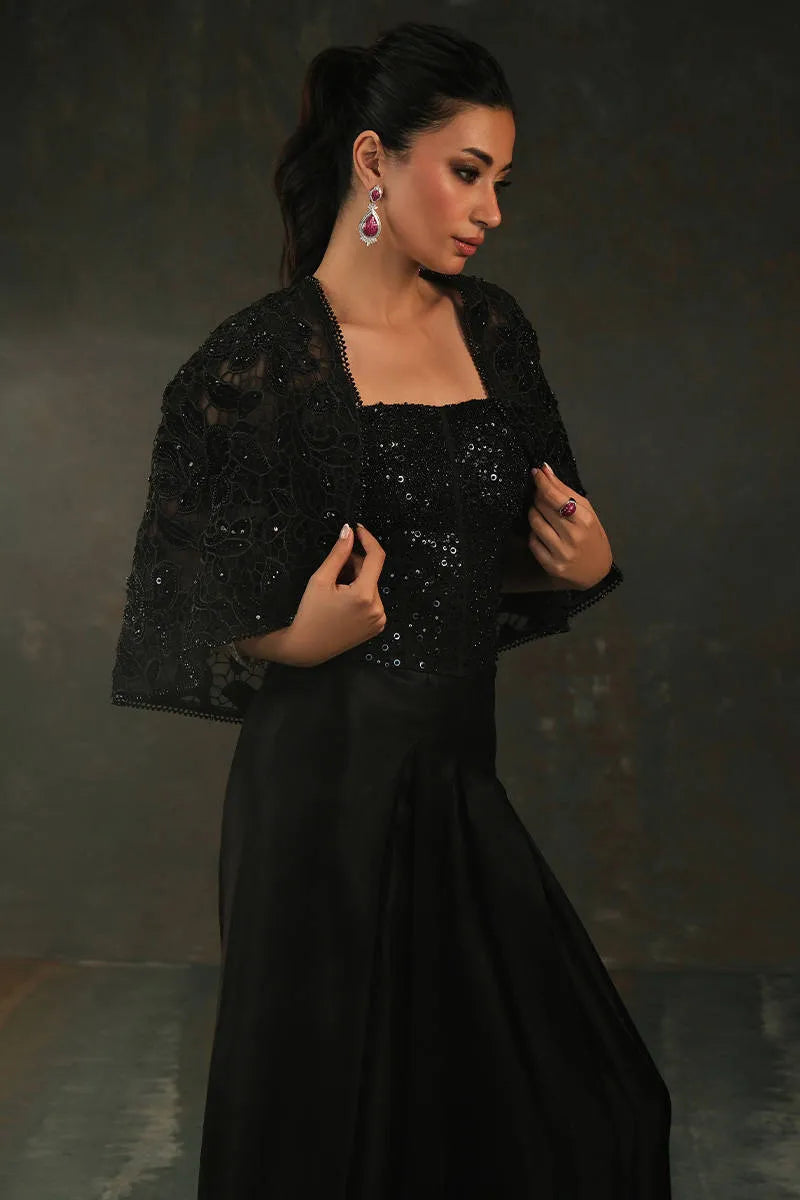 Obsidian Jacket, Bustier And Skirt Pant | VELVET ECLIPSE '25 | FARIDA HASAN