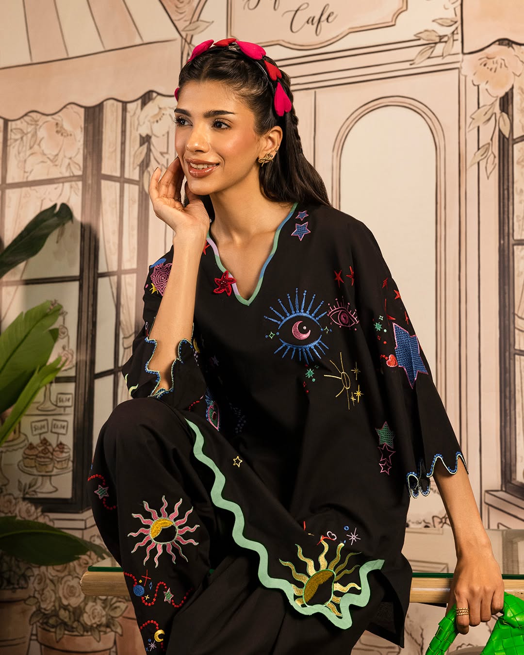 Black | Safi & Me | SANA SAFINAZ (RTS)