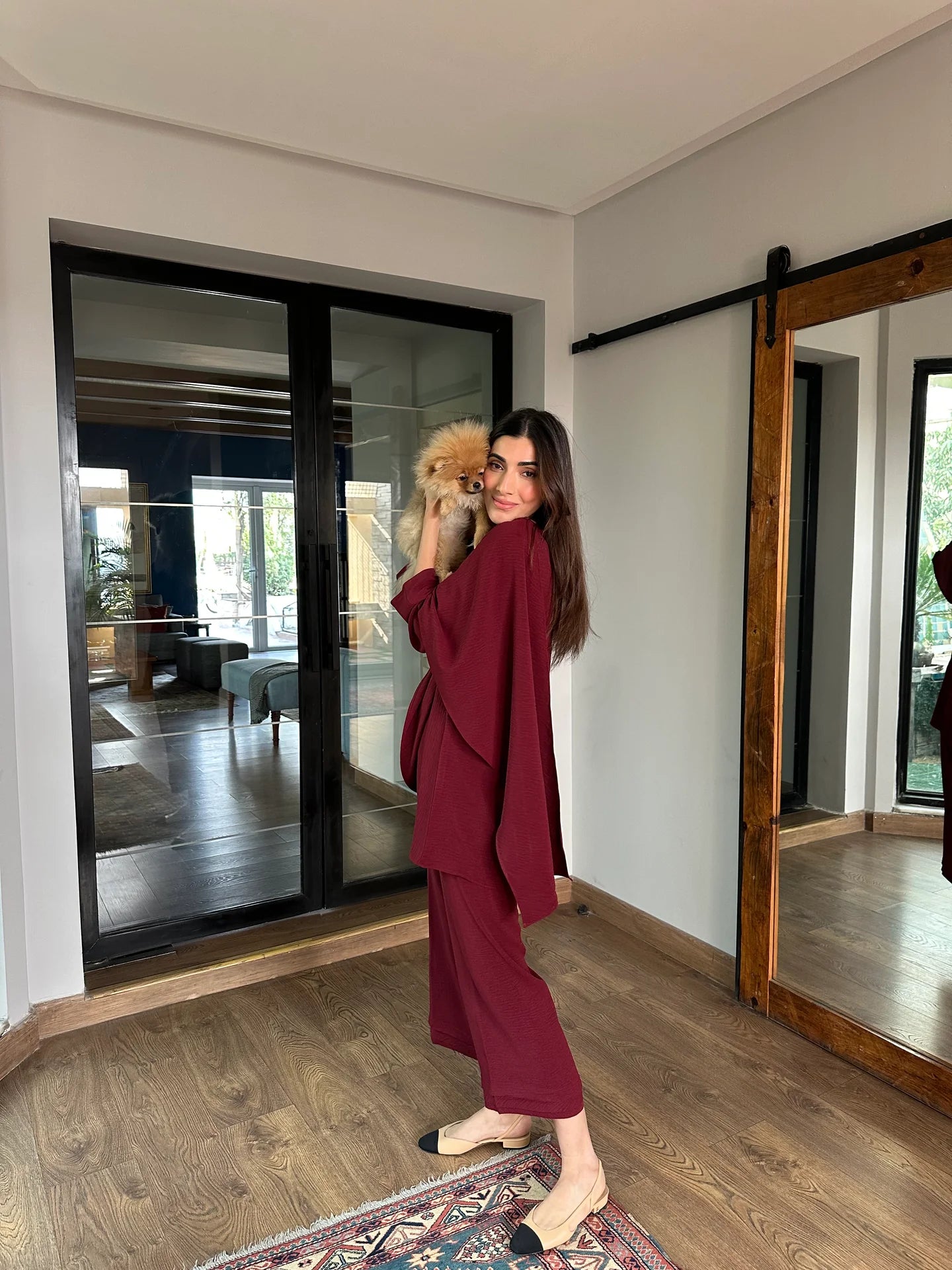 BURGUNDY BIZU SET | Sak Atelier