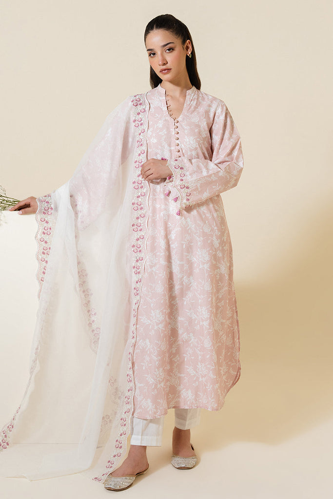 ROSE PETAL-2 PC (SHIRT & DUPATTA) | Cross Stitch RTW