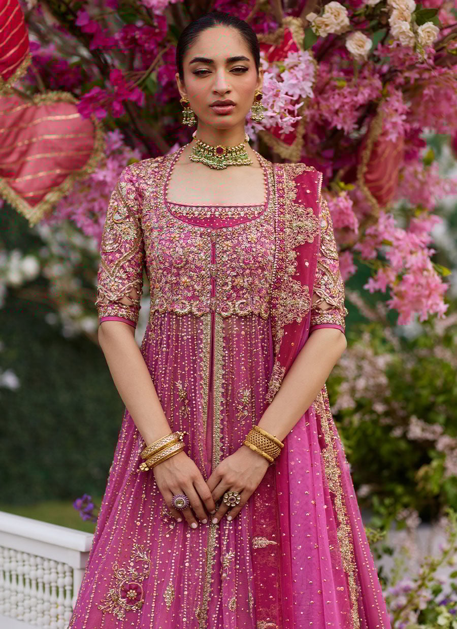 Inara Candy Pink Kalidaar | FARAH TALIB AZIZ