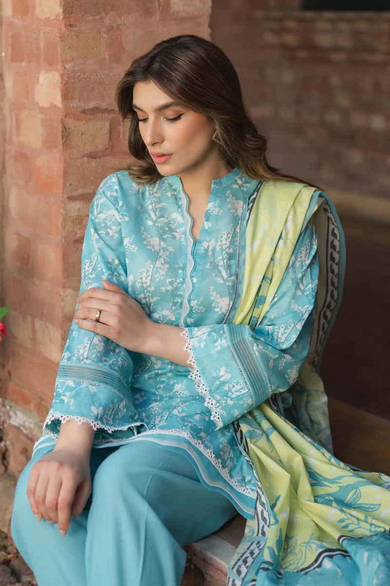 Sahar Unstitched Lawn | S24-EL-V2-09