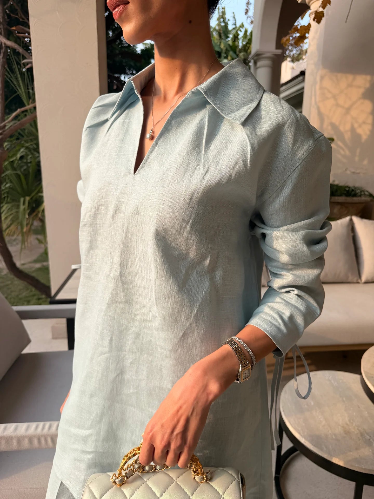 Blue Bow Set | Sak Atelier