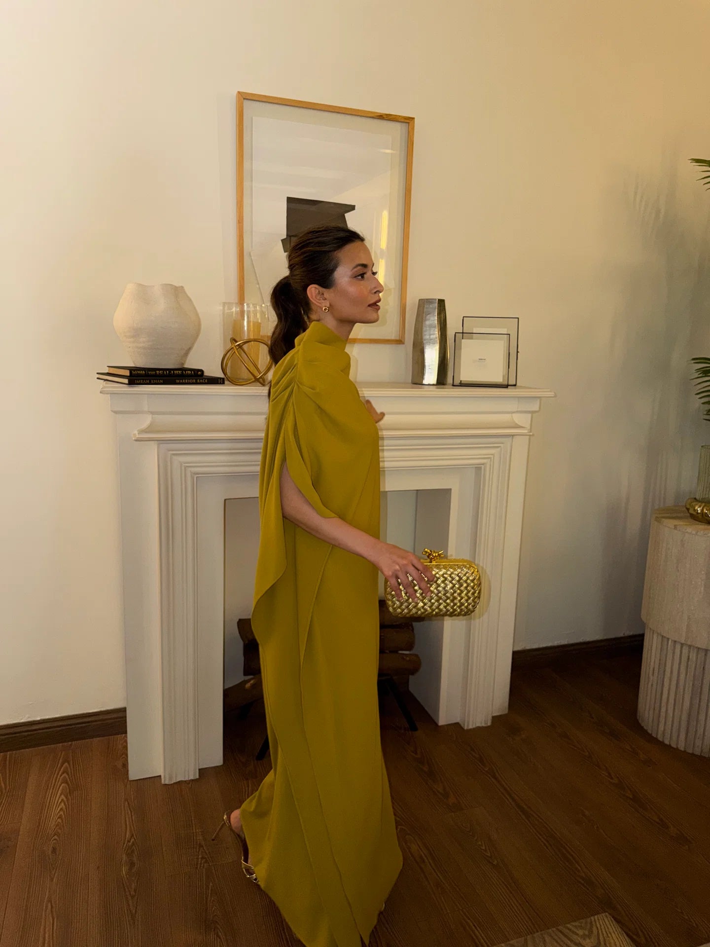 CHARTREUSE KENDALL SET WITH SLEEVES | Sak Atelier