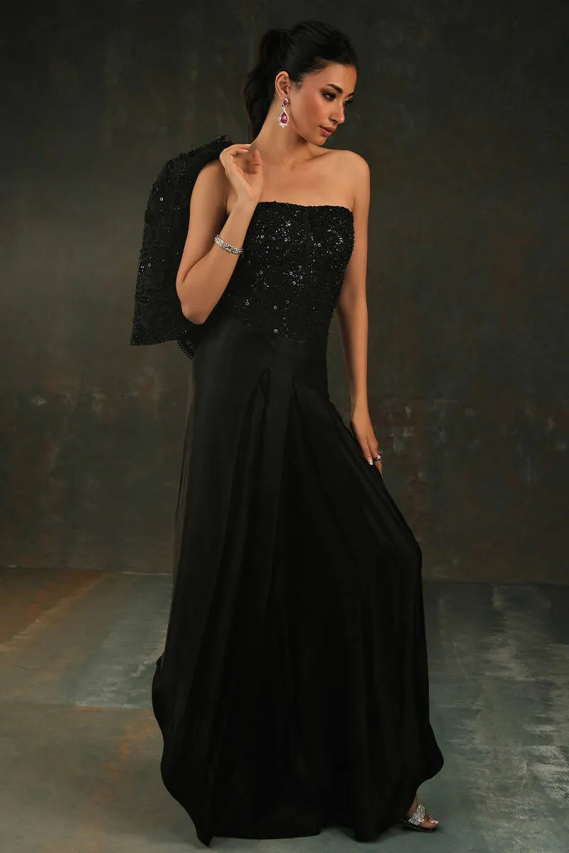 Obsidian Jacket, Bustier And Skirt Pant | VELVET ECLIPSE '25 | FARIDA HASAN