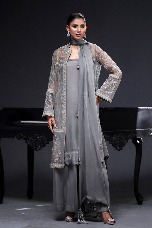 Grey Elegance | Chai Coffee A/W’25 | Mohsin Naveed Ranjha