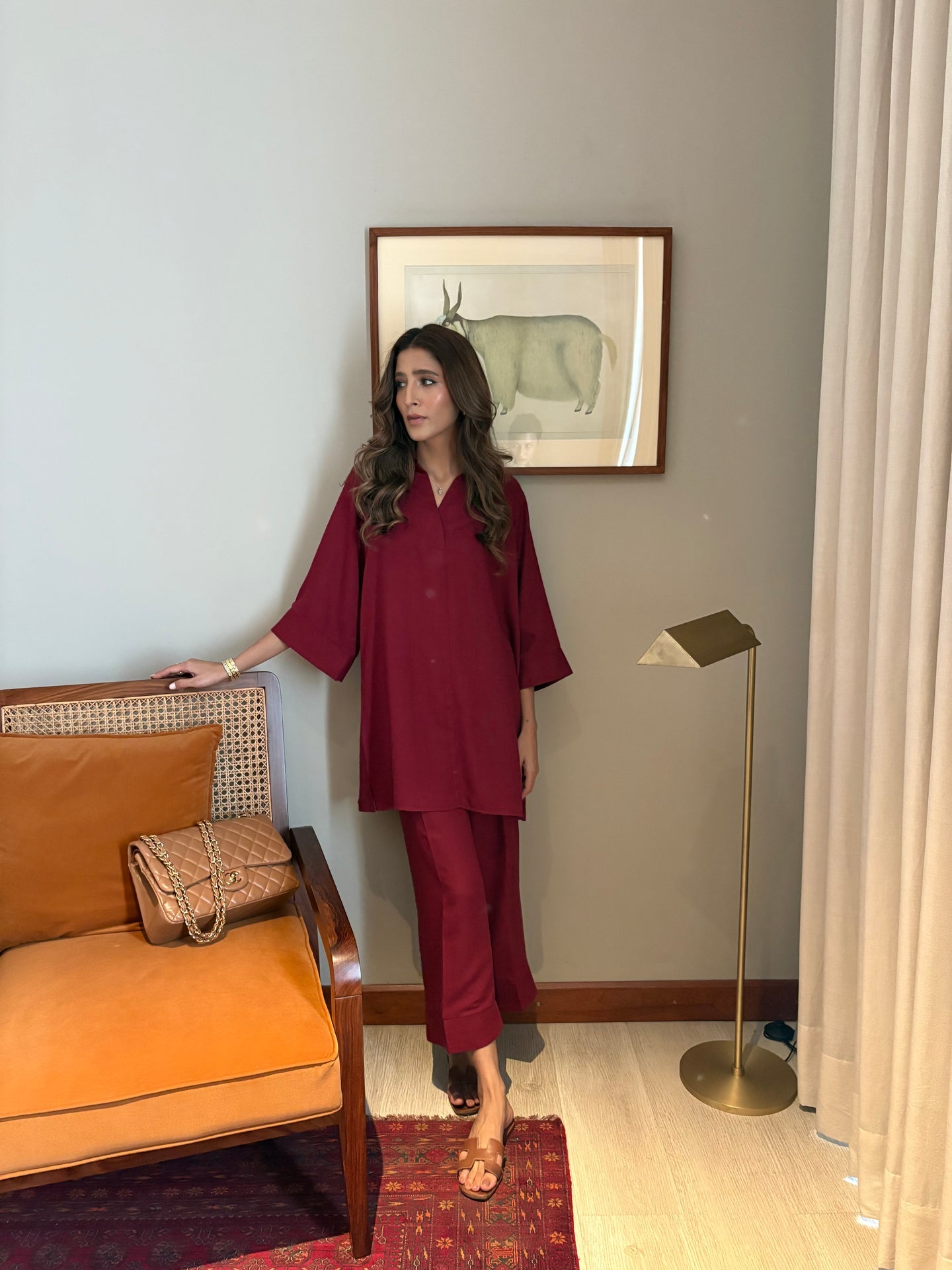 DEEP RED TOBY SET | SAK ATELIER