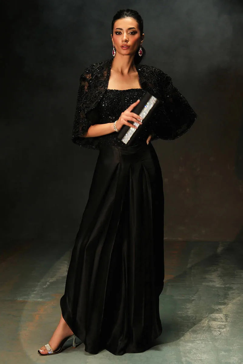 Obsidian Jacket, Bustier And Skirt Pant | VELVET ECLIPSE '25 | FARIDA HASAN